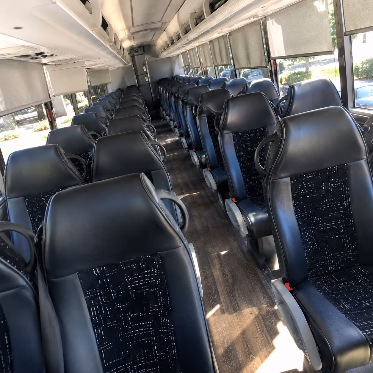 charter buses for corporate events and conference shuttles in union