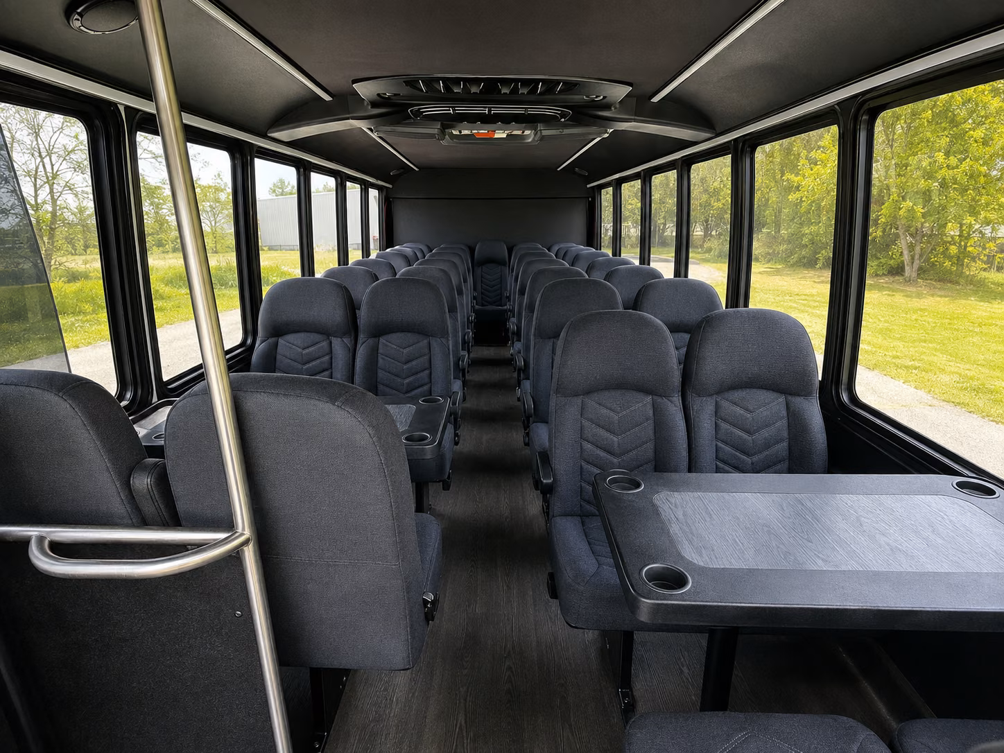 union 18 passenger minibus interior