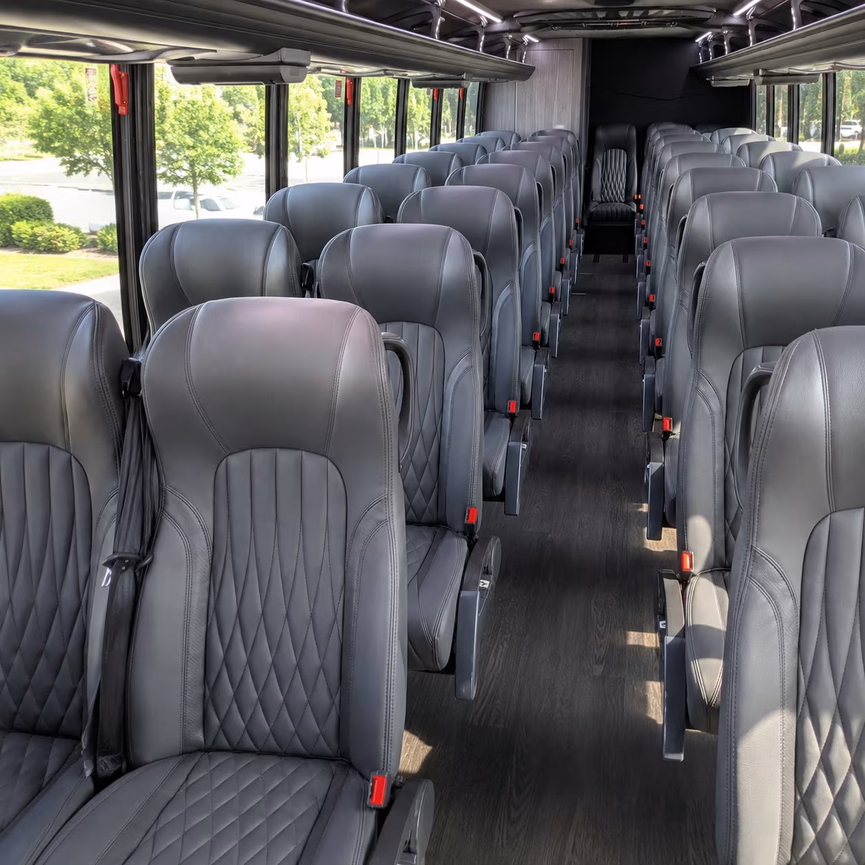 union 28 passenger minibus inside