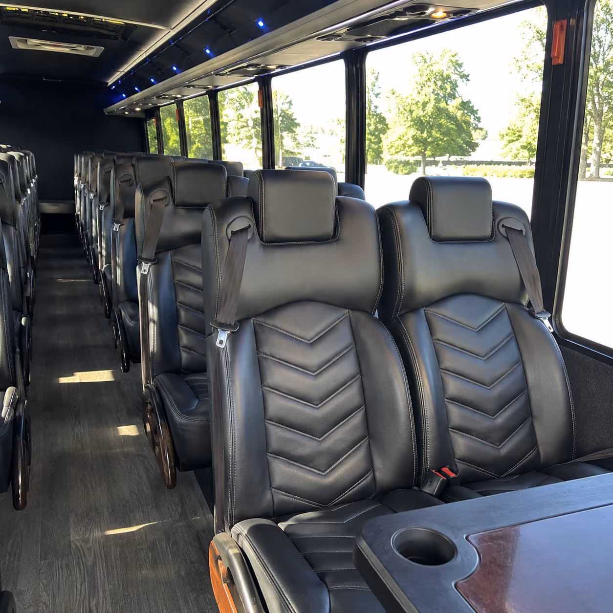 union 35 passenger minibus inside