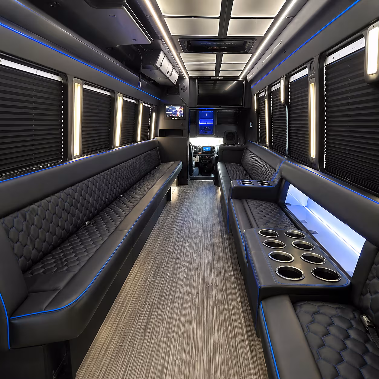 union party bus inside