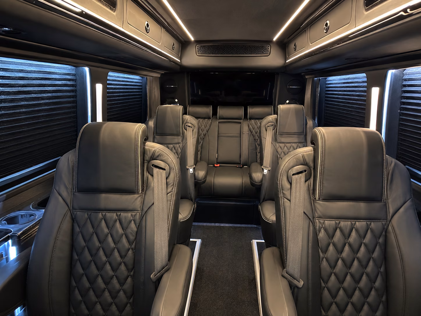 union sprinter van with driver interior